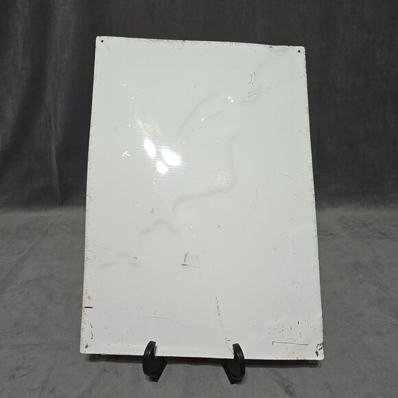 Vintage Chromolithograph on Metal Colgate Talcum Powder Advertising Sign - Picture 10 of 16